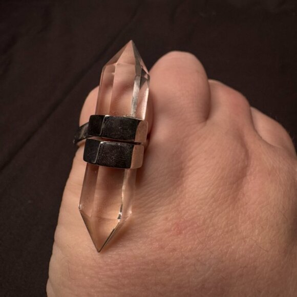 Evil Pawn Jewelry Above/Below Quartz Ring - Picture 7 of 7